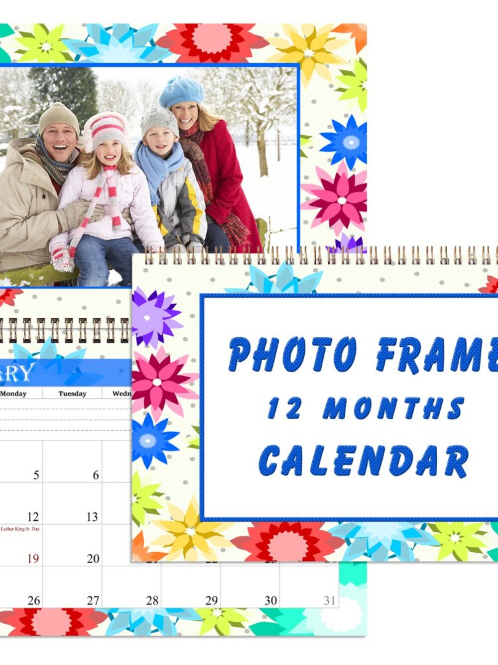 Personalized Custom 2027 Personalized Custom - 12 Months Calendar 8.5x11In. #01